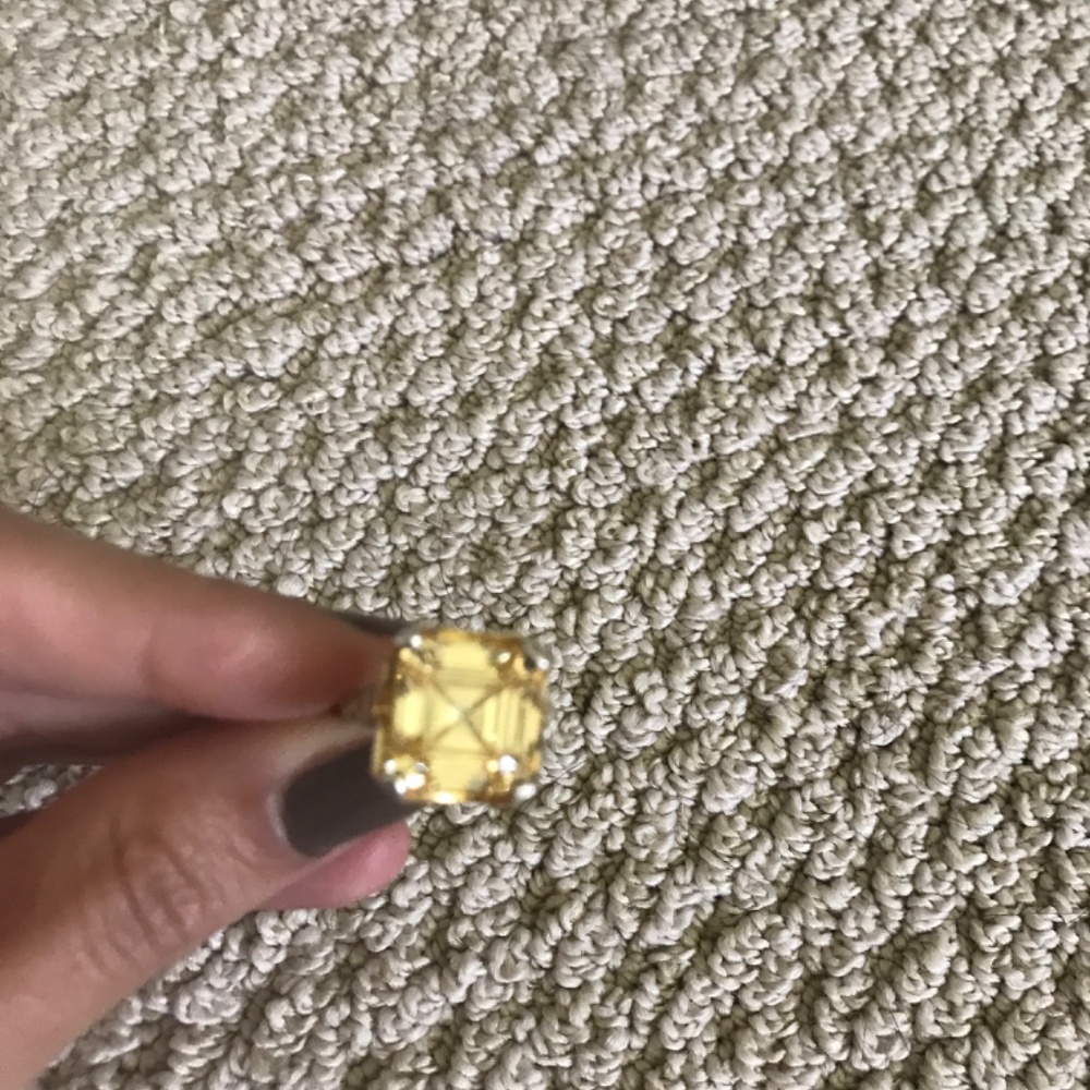 Citrine Silver Ring - image 3